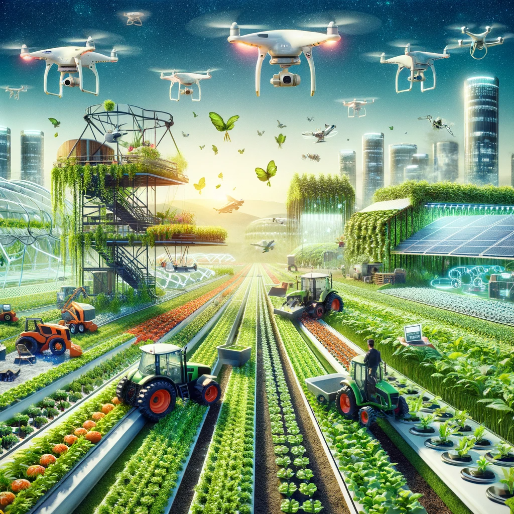 Innovatieve landbouwtechnologieën voor de voedselindustrie